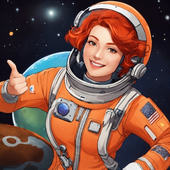 Stockvault Free Photos, Smile, Facial Expression, Astronaut, Cartoon, Gesture