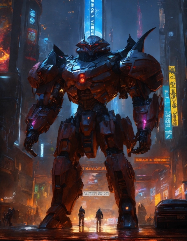 The Temptation Of St Anthony Bosch Painting, Light, Mecha, Cg Artwork, Machine, Technology