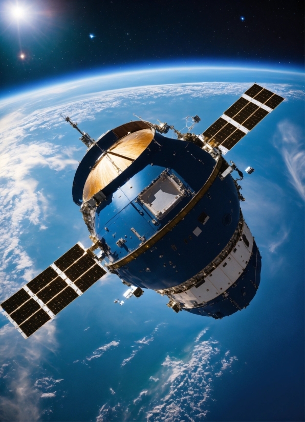 Touch Clipart, Satellite, Sky, Atmosphere, World, Telecommunications Engineering