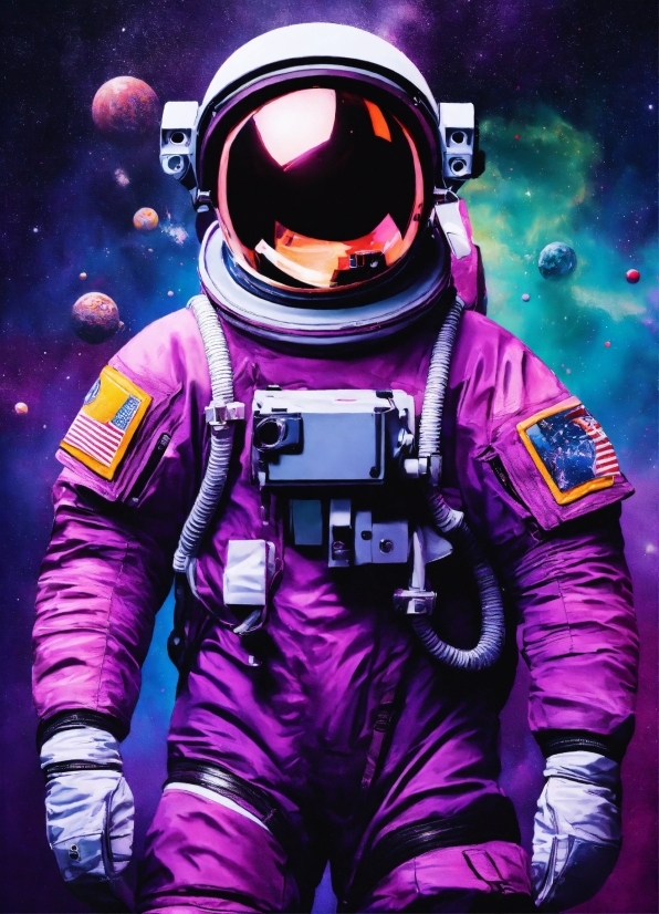 Vector Graphics Images Free Download, Purple, Astronaut, Sleeve, Pink, Entertainment