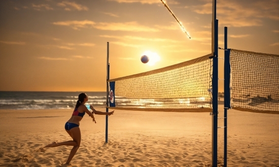 Warehouse Stock Image, Sky, Cloud, Volleyball Net, Sports Equipment, Net Sports