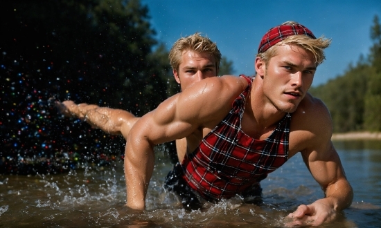 Water, Leg, Muscle, Flash Photography, Happy, People In Nature