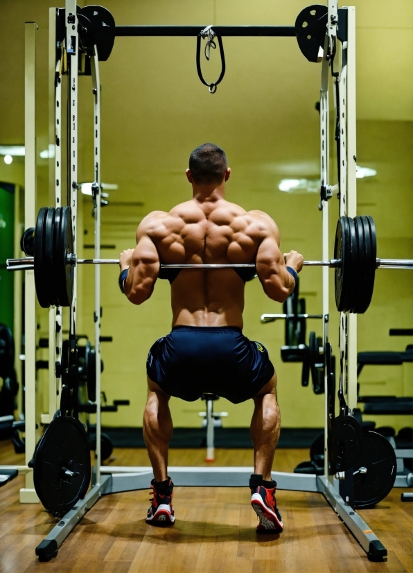 White Wood Background, Joint, Shorts, Barbell, Weightlifting, Shoulder