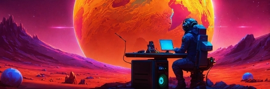 World, Art, Laptop, Sky, Entertainment, Personal Computer