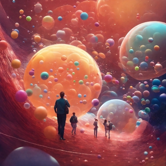 World, Light, Balloon, People In Nature, Art, Astronomical Object