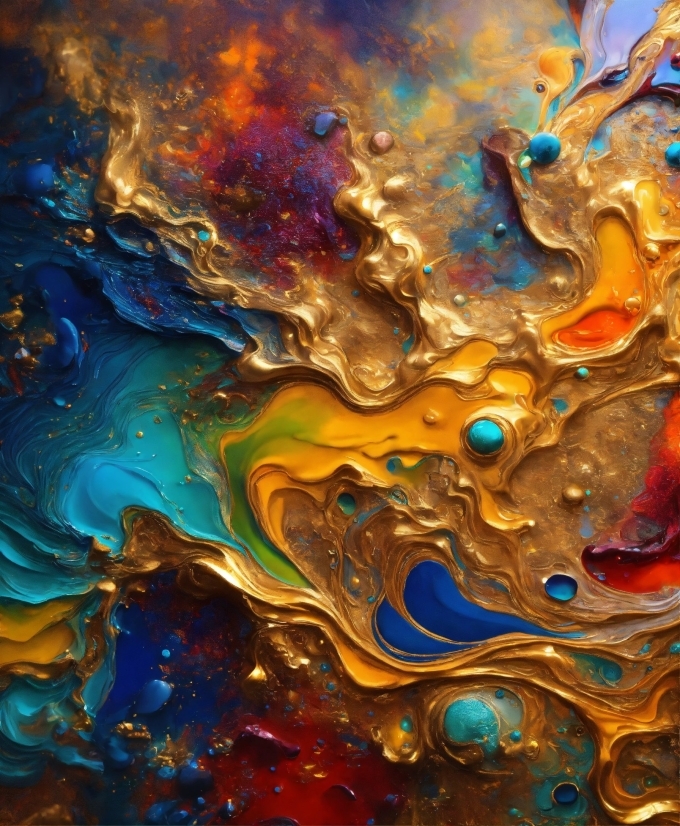 Xmas Background, Liquid, Water, Paint, Fluid, Art